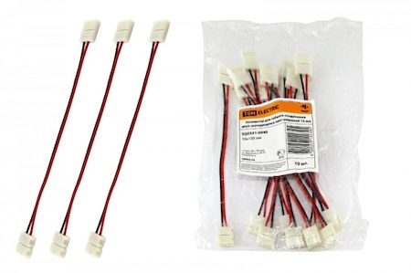 TDM ELECTRIC SQ0331-0040 Коннектор для гибкого соединения двух светодиодных лент шириной 10 мм, TDM